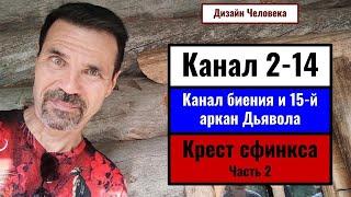 Канал 2-14. Отклик генератора и 15-й канал Дьявола. Дизайн человека. Из Архива 2016г.