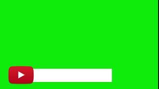 #YouTube logo green screen animation