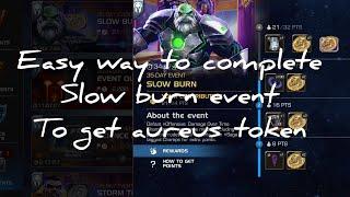 easy way to complete slow burn event -mcoc