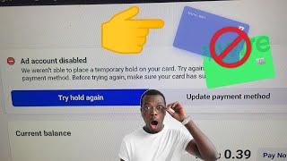 Solved: We weren't able to place a temporary hold on your card/حل مشكلة تعليق مؤقت غير ناجح