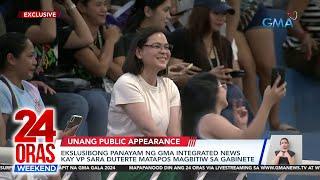 Exclusive interview ng GMA Integrated News kay VP Sara Duterte matapos magbitiw... | 24 Oras Weekend