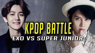 KPOP Stars Play League: SUPER JUNIOR (HEE CHUL) VS EXO (BAEK HYUN) Highlights (Translated)