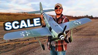 REALISTIC RC Warbird Airplane - E-flite Focke Wulf FW 190a - TheRcSaylors