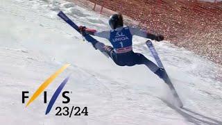 All 2024 FIS Alpine Skiing World Cup Crashes & falls