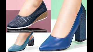 2023 TOP DIFFERENT BLUE OFFICE STYLE FOOTWEAR LATEST COMFY BLUE COLOUR SHOES FOR DAILY WEAR||#sbleo