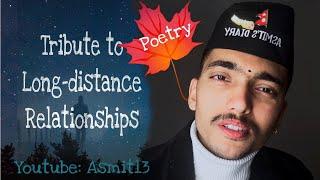 Long distance relationship poetry-पर्खी बस ल।  ️ Asmit Ckr Regmi