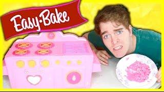 TRYING AN EASY BAKE OVEN!