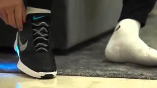 Cristiano Ronaldo trys on the new self-lacing Nike Hyperadapt 1.0 & says Nike is the BEST Brand