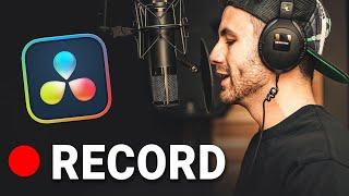 How To Record Audio In Davinci Resolve 18