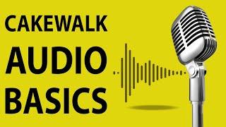 How To Use Cakewalk by Bandlab -  Audio Basics