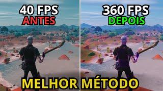 COMO AUMENTAR O FPS E DIMINUIR INPUTLAG NO FORTNITE NOVA TEMPORADA!