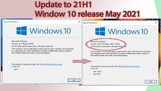 How to update window 10 21H1 | Window 10 May 2021 21H1