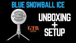 Blue Snowball Ice UNBOXING + SETUP ON MAC! | GetTheBag Gaming