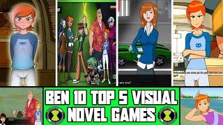 Top 5 Ben10-Inspired Visual Novel Games (2024) | EzrCaGaminG | Cartoon Games Pt. 1