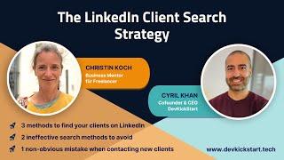 How to search for BIG clients on LinkedIn? | As Software Engineer, Freelancer, Software Agency