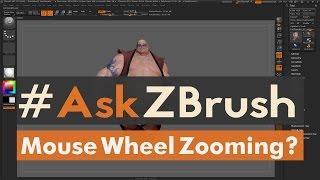 #AskZBrush: “How can I use the mouse wheel to zoom inside of ZBrush?”