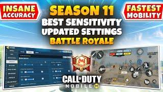 Most BALANCED SETTINGS For SEASON 11 Battle Royale | COD Mobile | BEST SENSITIVITY & HUD For CODM BR