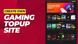 Create Your Own Gaming Top Up Website Using Wordpress| Free Fire Pubg Topup Site Create