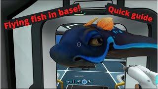 Subnautica base building tips and tricks- How to add FLYING FISH