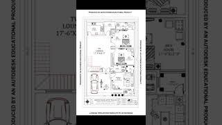 36' x 55' house floor plan | 36x55 home plan | house design.#youtubeshorts #housedesign #home