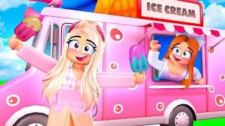 I OPENED AN ICE CREAM STORE WITH MY BEST FRIEND IN ROBLOX!