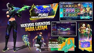 FILTRÓ TODOS LOS EVENTOS DE LA PRÓXIMA AGENDA SEMANAL DE FREE FIRE | PUÑOS, ANIMACION, ASPECTO & MAS