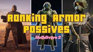 Ranking Armor Passives: Helldivers 2