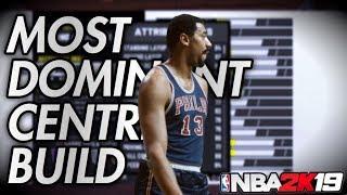 THE MOST DOMINANT CENTER BUILD NBA 2K19