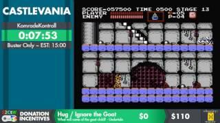 SpeedrunCTW#3 - Castlevania (Any%) by KomradeKontroll