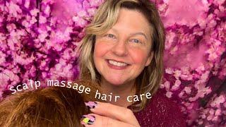 ASMR | Giving You a Scalp Massage, Hair Wash, Dry & Braiding | Personal Attention, Brushing 