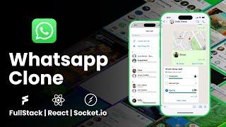 Build a WhatsApp Clone with React.js, Node.js, Socket.io & Cloudinary | Chat App | Tailwind css