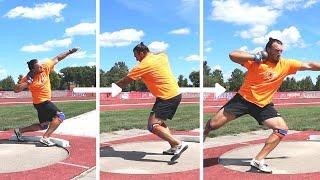 How to Progress to the Full Spin in Shot Put (rotational shot put technique)