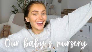 GETTING OUR BABY’S NURSERY READY | Neutral decor | Newborn & Postpartum essentials | vlog