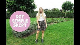 DIY | Simple skirt - Mode met Michelle