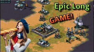 Epic Long Red Alert 2: Yuri's Revenge Gameplay | Yuri's Plot Map | France in 3 Players Free-for-All