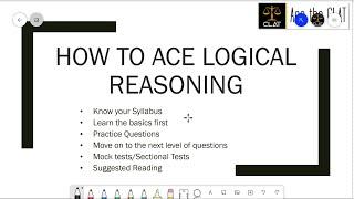 #CLAT2021 How to ace Logical Reasoning/ Critical Reasoning | CLAT 2021 | AcetheCLAT