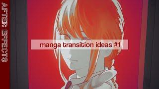 manga transition ideas #1 | after effects