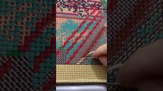 Cross-stitch needle starting tutorial, novice can follow the video to learn together