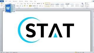 Logo Design In MS Word | Create Simple and Clean Logo Using Microsoft Word