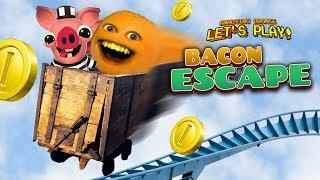 Bacon Escape: Going Hog Wild!  [Annoying Orange Plays]