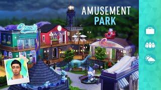 I Built a Sims 4 Mini Amusement Park! Build Tour (No CC or Mods)