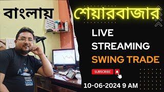 নতুনদের শেখানোর জন্য 10/06/2024 09:00 AM #searbazaar #swingtrade #livestream