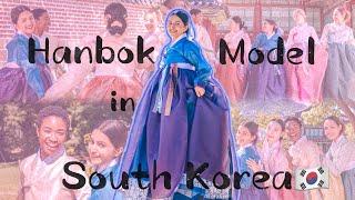 My first job as a Hanbok Model in South Korea | Indian Model in South Korea | Modeling in Korea