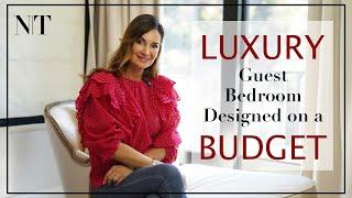 MY LUXURY GUEST BEDROOM REVEAL! | Designed on a BUDGET but looks like a million bucks! | NINA TAKESH