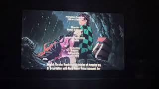 Demon Slayer English dub credits.