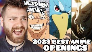 First Time Reacting to "The Best *NEW* ANIME Openings Of 2023" | New Anime Fan!