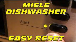  Miele Dishwasher - Quick & Easy RESET 