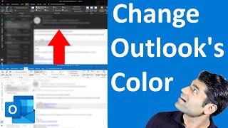 How to change the color of your Outlook