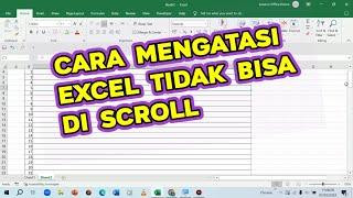 Mengatasi Microsoft Excel Tidak Bisa Di Scroll - Kolom Excel Tidak Bisa Bergeser