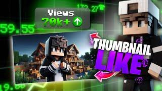 How To Make Minecraft Thumbnail In One Click Using A.I *FREE*